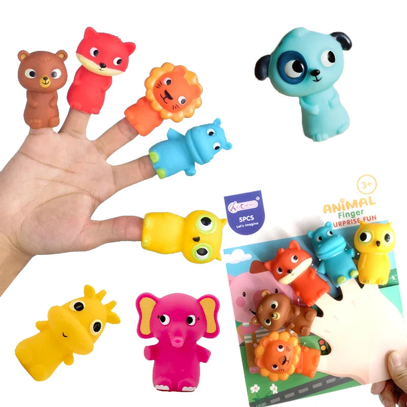 Kids Finger Puppet Toy Set - 5 Pieces