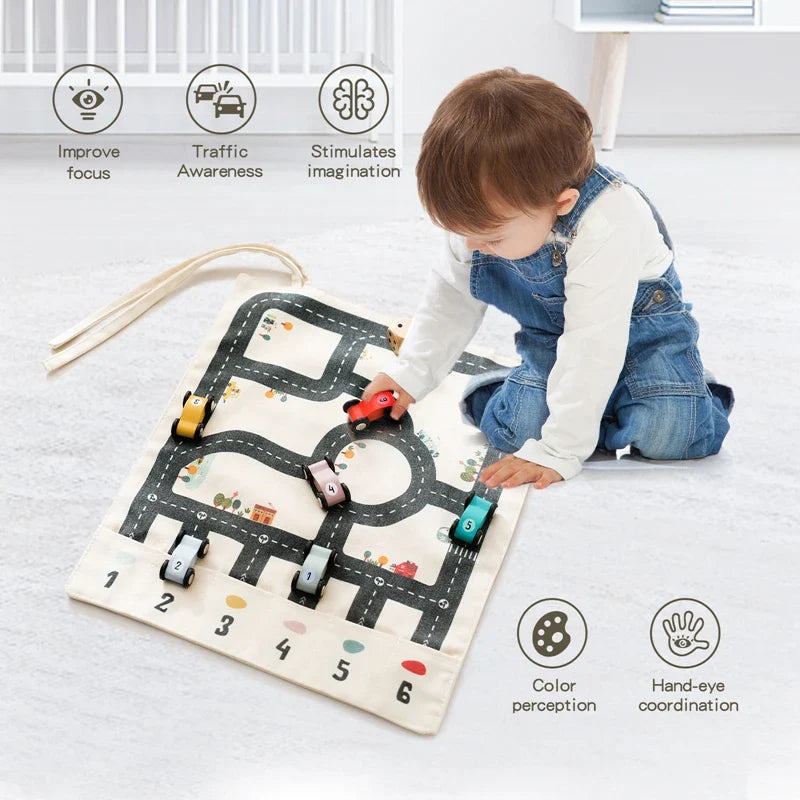 Children's Traffic Toys Set